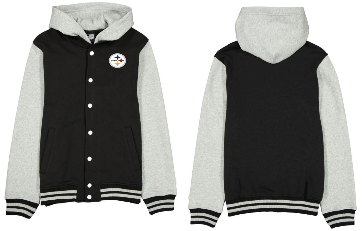 Men 2026 NFL Pittsburgh Steelers  jacket hoodie black 01->pittsburgh steelers->NFL Jersey